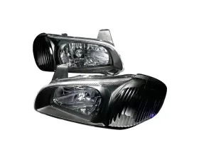 Spec-D Crystal Housing Headlights Black Nissan Maxima 2000-2003