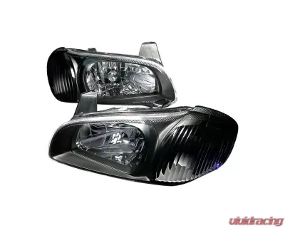 Spec-D Crystal Housing Headlights Black Nissan Maxima 2000-2003 - LH-MAX00JM-KS