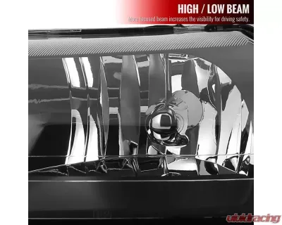 Spec-D Headlights- Black Ford Mustang 1999-2004 - LH-MST99JM-RS