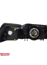 Spec-D Headlights- Black Ford Mustang 1999-2004                                     - LH-MST99JM-RS - Image 9