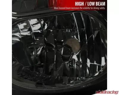 Spec-D Headlights Smoke Subaru WRX 2002-2003 - LH-WRX02G-ABM