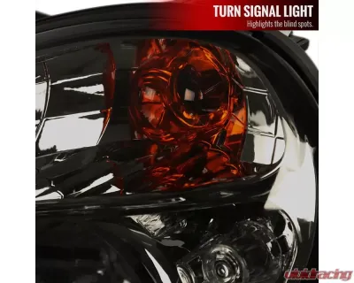 Spec-D Headlights Smoke Subaru WRX 2002-2003 - LH-WRX02G-ABM
