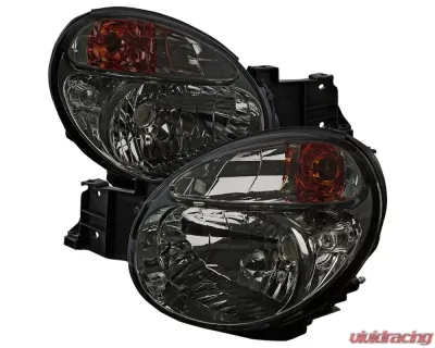 Spec-D Headlights Smoke Subaru WRX 2002-2003 - LH-WRX02G-ABM