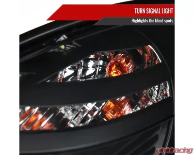 Spec-D Halo Projector Headlights w/ SMD LED Light Strip (Matte Black Housing/Clear Lens) Lexus GS300 | GS400 | GS430 1998-2005 - LHP-GS30098JM-RS