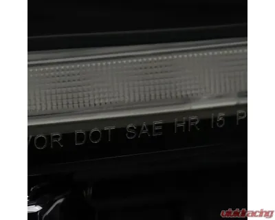 Spec-D Switchback Sequential LED Bar Projector Headlights (Matte Black Housing/Smoked Lens) Ford Ranger 2019-2022 - LHP-RAN19SM-SQ-RS