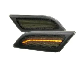 Spec-D LED Side Marker-Front-Smoke Mercedes W204 C-Class 2002-2014