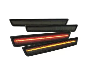 Spec-D LED Side MArker-4PC-Smoke-F+R Dodge Challenger 2015-2018