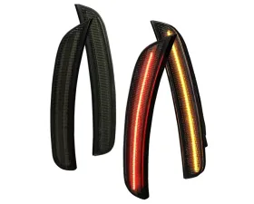 Spec-D LED Side Marker-4PC-Smoke-F+R Dodge Charger 2015-2018