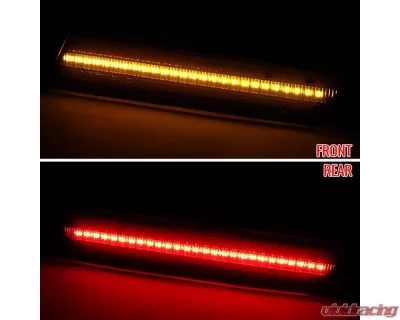 Spec-D LED Side Marker - Smoke Chevrolet Camaro 2010-2015 - LSM-CMR10GLED4P-VS