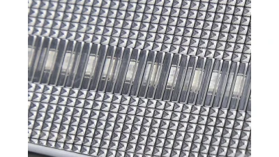 Spec-D Front/Rear LED Side Marker Lights (Chrome Housing/Clear Lens) Chevrolet Corvette 2005-2013                                     - LSM-CVET05CLED4P-VS - Image 3