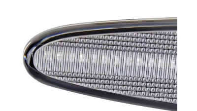 Spec-D Front/Rear LED Side Marker Lights (Chrome Housing/Clear Lens) Chevrolet Corvette 2005-2013                                     - LSM-CVET05CLED4P-VS - Image 5