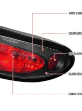 Spec-D Altezza Tail Light Chrome Chevrolet Cavalier 2003-2005                                     - LT-CAV03JM3-TM - Image 5