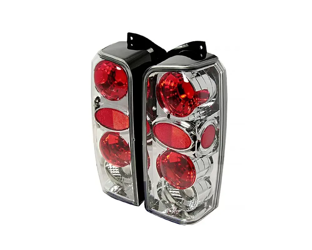 【最安値挑戦】 Spec-D Altezza Tail Lights Chrome Jeep Cherokee 1997-2001 バッグ