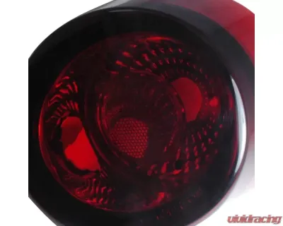 Spec-D Taillights & Trunk Reverse Lights (Chrome Housing/Red Smoked Lens) Chevrolet Cobalt 2005-2010 - LT-COB052G-TM