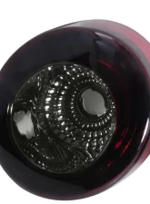 Spec-D Taillights & Trunk Reverse Lights (Chrome Housing/Red Smoked Lens) Chevrolet Cobalt 2005-2010                                     - LT-COB052G-TM - Image 3