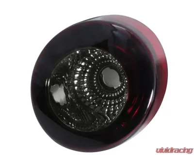 Spec-D Taillights & Trunk Reverse Lights (Chrome Housing/Red Smoked Lens) Chevrolet Cobalt 2005-2010 - LT-COB052G-TM