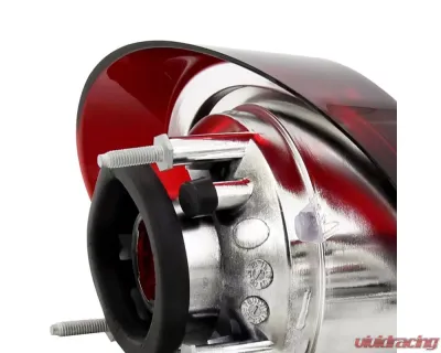 Spec-D Taillights & Trunk Reverse Lights (Chrome Housing/Red Smoked Lens) Chevrolet Cobalt 2005-2010 - LT-COB052G-TM