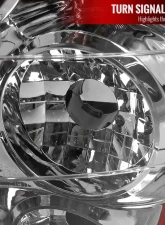 Spec-D Tail Lights Chrome Housing/Clear Lens Honda Civic Sedan 2006-2011                                     - LT-CV064-TM - Image 3