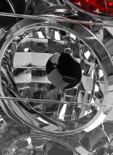 Spec-D Tail Lights Chrome Housing/Clear Lens Honda Civic Sedan 2006-2011                                     - LT-CV064-TM - Image 4