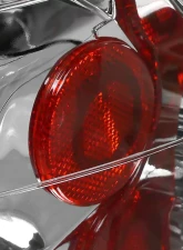 Spec-D Tail Lights Chrome Housing/Clear Lens Honda Civic Sedan 2006-2011                                     - LT-CV064-TM - Image 5