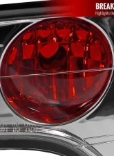 Spec-D Tail Lights Chrome Housing/Clear Lens Honda Civic Sedan 2006-2011                                     - LT-CV064-TM - Image 6