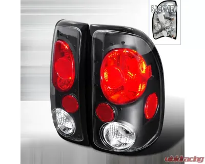 Spec-D Altezza Tail Lights Black Dodge Dakota 1997-2004 - LT-DAK97JM-KS