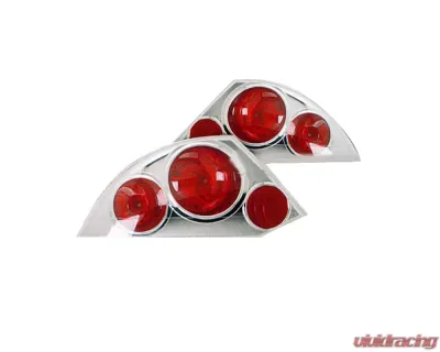 Spec-D Altezza Tail Lights Chrome Mitsubishi Eclipse 2000-2003 - LT-ELP00-KS