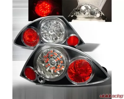 Spec-D LED Tail Lights Black Mitsubishi Eclipse 2000-2003 - LT-ELP00JMLED-KS