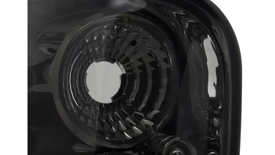 Spec-D Taillights (Chrome Housing/Smoked Lens) Ford F-150 1997-2004                                     - LT-F150F97G-TM - Image 2