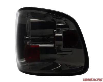 Spec-D Taillights (Chrome Housing/Smoked Lens) Ford F-150 1997-2004 - LT-F150F97G-TM
