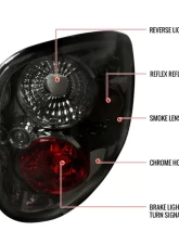 Spec-D Taillights (Chrome Housing/Smoked Lens) Ford F-150 1997-2004                                     - LT-F150F97G-TM - Image 10