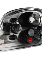 Spec-D Taillights (Chrome Housing/Smoked Lens) Ford F-150 1997-2004                                     - LT-F150F97G-TM - Image 9