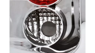 Spec-D Taillights (Chrome Housing/Clear Lens) Jeep Grand Cherokee 2005-2006                                     - LT-GKEE04-TM - Image 4
