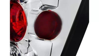 Spec-D Taillights (Chrome Housing/Clear Lens) Jeep Grand Cherokee 2005-2006                                     - LT-GKEE04-TM - Image 5
