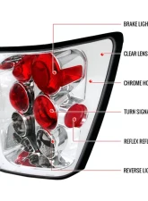 Spec-D  Lights Chrome Housing/Clear Lens Jeep Grand Cherokee 2005-2006                                     - LT-GKEE04-TM - Image 9