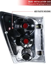Spec-D  Lights Chrome Housing/Clear Lens Jeep Grand Cherokee 2005-2006                                     - LT-GKEE04-TM - Image 8
