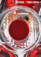 Spec-D Tail Lights Chrome Housing/Clear Lens Volkswagen Jetta/Bora Mk4 Sedan 1999-2005                                     - LT-JET99-TM - Image 2