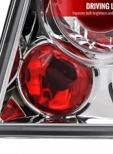 Spec-D Tail Lights Chrome Housing/Clear Lens Volkswagen Jetta/Bora Mk4 Sedan 1999-2005                                     - LT-JET99-TM - Image 4
