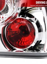 Spec-D Tail Lights Chrome Housing/Clear Lens Volkswagen Jetta/Bora Mk4 Sedan 1999-2005                                     - LT-JET99-TM - Image 5