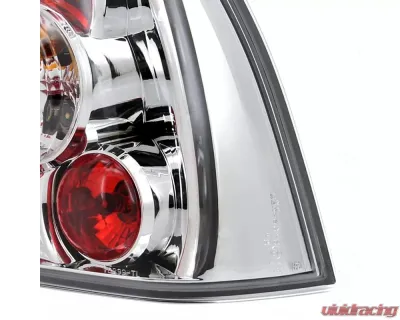 Spec-D Tail Lights Chrome Housing/Clear Lens Volkswagen Jetta/Bora Mk4 Sedan 1999-2005 - LT-JET99-TM