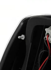 Spec-D Tail Lights Chrome Housing/Clear Lens Volkswagen Jetta/Bora Mk4 Sedan 1999-2005                                     - LT-JET99-TM - Image 7