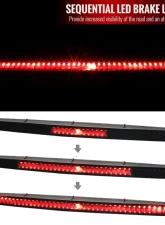 Spec-D 3rd Brake Light Sequential Smoke Ford Mustang Cobra 2003-2004                                     - LT-MST03RBGLED-SQ-RS - Image 2