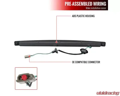 Spec-D 3rd Brake Light Sequential Smoke Ford Mustang Cobra 2003-2004 - LT-MST03RBGLED-SQ-RS