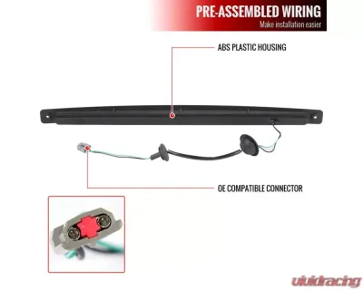 Spec-D 3rd Brake Light Red Ford Mustang Cobra 2003-2004 - LT-MST03RBRLED-RS