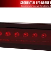 Spec-D 3rd Brake Light Sequential Red Ford Mustang Cobra 2003-2004                                     - LT-MST03RBRLED-SQ-RS - Image 3