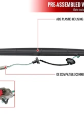 Spec-D 3rd Brake Light Sequential Red Ford Mustang Cobra 2003-2004                                     - LT-MST03RBRLED-SQ-RS - Image 7