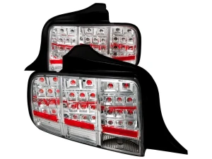 Spec-D LED Tail Lights Chrome Ford Mustang 2005-2009 - LT-MST05CLED-KS - Image 5