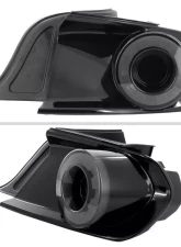 Spec-D LED Tail Lights Glossy Black Housing/Smoke Lens Ford Mustang Coupe/Convertible 2015-2022                                     - LT-MST15BBLED-SQ-TM - Image 3