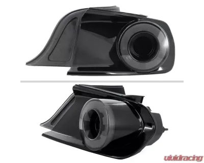 Spec-D LED Tail Lights Glossy Black Housing/Smoke Lens Ford Mustang Coupe/Convertible 2015-2022 - LT-MST15BBLED-SQ-TM