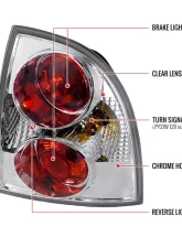Spec-D Altezza Tail Light Chrome Volkswagen Passat 2001-2005                                     - LT-PAS014-TM - Image 9